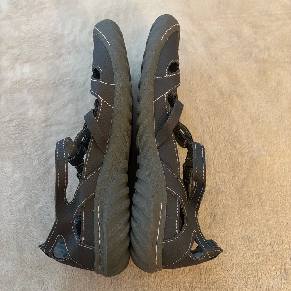 JBU Women's Gray Strappy Casual Sandals Size 9M - Picture 3 of 6